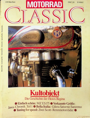 Deckblatt Motorrad Classic (03/1991)